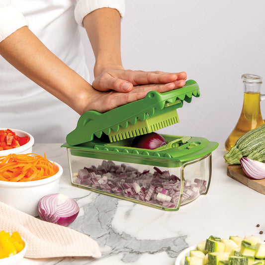 Quick-Prep Vegetable Chopper & Slicer