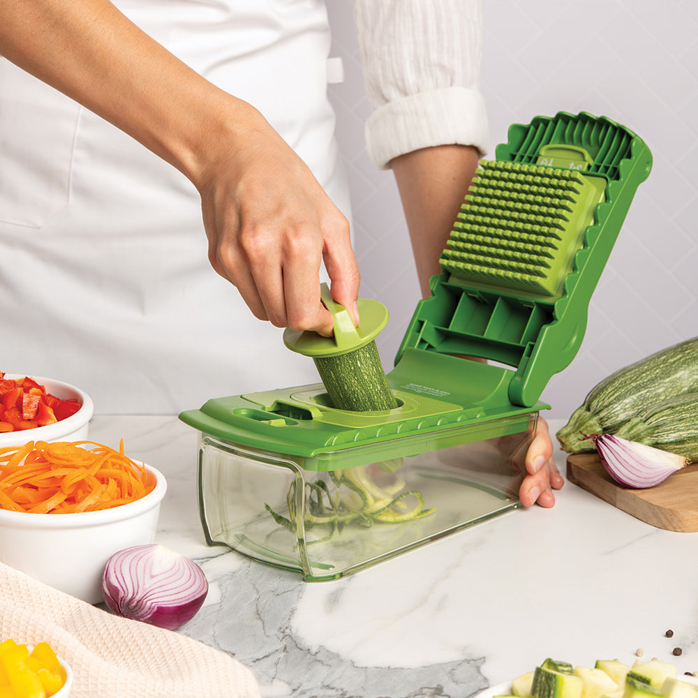Quick-Prep Vegetable Chopper & Slicer
