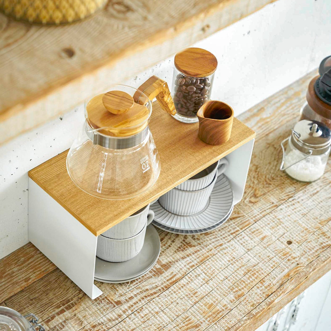 Stackable Kitchen Countertop Organizer Shelf