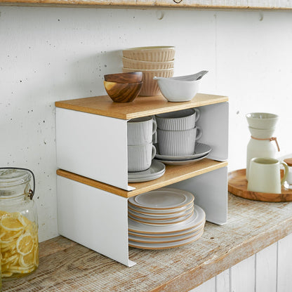 Stackable Kitchen Countertop Organizer Shelf