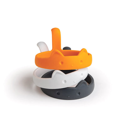 Cat-Shaped Egg Rings – Set of 3